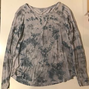 Soft & Sexy Blue Tie Dyed Shirt